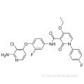 N- [4-[(2- 아미노 -3- 클로로 피리딘 -4- 일) 옥시] -3- 플루오로 페닐] -4-에 톡시 -1- (4- 플루오로 페닐) -2- 옥소 -1,2- 디 하이드로 피리딘 -3 -카르 복스 아미드 CAS 1025720-94-8